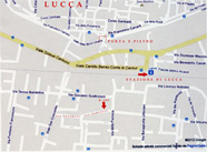 cartina di Lucca